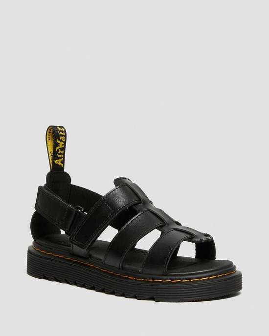 Sandalias Dr. Martens Terry Strap Niño Negros MX-90347